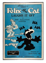 "FELIX THE CAT LAUGHS IT OFF" CARTOON POSTER.