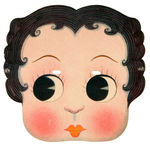 BETTY BOOP DIE-CUT PAPER MASK.