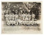 ST. LOUIS CARDINALS 1931 TEAM PHOTO WITH FIVE HOF MEMBERS.