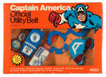 "CAPTAIN AMERICA OFFICIAL UTILITY BELT" BOXED SET.