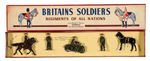 "BRITAINS BRITISH ARMY STAFF OFFICERS" BOXED SET.