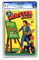 MASTER COMICS #115 MAY 1950 CGC 9.2 OFF-WHITE TO WHITE PAGES.