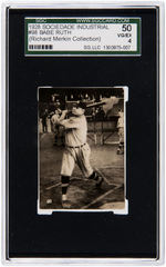 1928 SOCIEDADE INDUSTRIAL #98 BABE RUTH SGC 50 VG/EX 4 (RICHARD MERKIN COLLECTION).