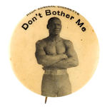 AFRICAN AMERICAN BOXER PETER JACKSON 1897 BUTTON FROM HAKE COLLECTION & CPB.