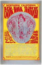 "NORTHERN CALIFORNIA FOLK-ROCK FESTIVAL" CONCERT HANDBILL.