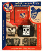 "MICKEY MOUSE CLUB MAGIC CAMERA OUTFIT."