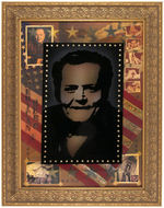 MARK ARMINSKI "AMERICAN HERO" LARRY FLYNT SIGNED ORIGINAL BLACK VELVET PORNOGRAPHIC PORTRAIT.