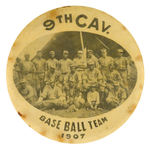 “9TH CAV. (BLACK) BASE BALL TEAM 1907” PHOTO MIRROR LIKELY AT WEST POINT.