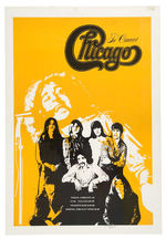 "CHICAGO" CONCERT POSTER.