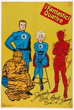 FANTASTIC FOUR ITALIAN POSTER PAIR.