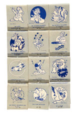 PEPSI-COLA/WALT DISNEY STUDIO DESIGNED INSIGNIA MATCHBOOKS.