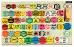 DRUG-RELATED BUTTON COLLECTION MOSTLY 1960s AND MANY REFERENCING LSD.