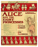 “ALICE AND THE EIGHT PRINCESSES” SHEET MUSIC FOLDER.