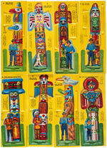 NABISCO "SHREDDED WHEAT" CEREAL BOX WITH RIN TIN TIN "INDIAN TOTEM POLE" OFFER & PREMIUM SET.