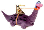 "FRED FLINTSTONE ON DINO" BATTERY-OPERATED TOY BY MARX BOXED.