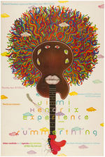 "JIMI HENDRIX EXPERIENCE" PSYCHEDELIC SUMMERTHING CONCERT POSTER.