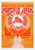 STRAIGHT THEATER CONCERT POSTER FEATURING THE GRATEFUL DEAD.