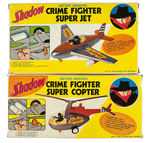 "THE SHADOW CRIME FIGHTER" BATTERY-OPERATED VEHICLE PAIR.