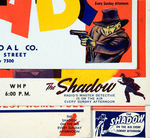 "THE SHADOW - BLUE COAL" BLOTTER LOT.