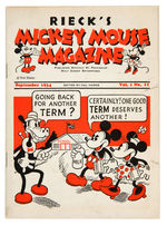 MICKEY MOUSE DAIRY PROMOTION MAGAZINE VOL. 1, NO. 11.
