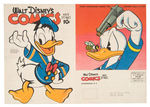 “WALT DISNEY’S COMICS AND STORIES” 1946 CHRISTMAS SUBSCRIPTION MAILER FOLDER.