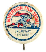 "SUPERMAN FILM SERIAL BROADWAY THEATRE" AUSTRALIAN 1940s RARITY.