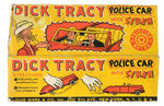 "DICK TRACY POLICE CAR WITH SIREN" FRICTION TOY BY MARX.