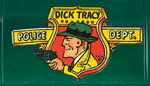 "DICK TRACY POLICE CAR WITH SIREN" FRICTION TOY BY MARX.