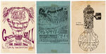 CRYSTAL BALLROOM & PORTLAND AREA CONCERT HANDBILL LOT.