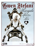 “GWEN STEFANI - THE SWEET ESCAPE/HARAJUKU LOVERS LIVE” SIGNED PROMOTIONAL POSTER.