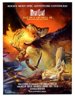 “MEAT LOAF – BAT OUT OF HELL III:  THE MONSTER IS LOOSE” SIGNED PROMOTIONAL POSTER.