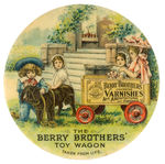 “THE BERRY BROTHERS TOY WAGON” CLASSIC SUPERB COLOR MIRROR.