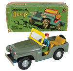 "UNIVERSAL JEEP" BOXED FRICTION TOY.