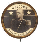 ADMIRAL R.D. EVANS REAL PHOTO PORTRAIT BUTTON.