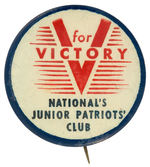 GLOW-IN-DARK LARGE VICTORY BUTTON FROM RADIO’S FAMOUS UNCLE DON.