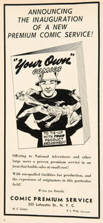 “PREMIUM PRACTICE” 1941 BOUND VOLUME WITH M.C. GAINES PROMO COMIC BOOKS ARTICLE, GUM INC., MORE.