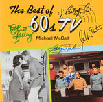 IMPRESSIVE “THE BEST OF 60s TV” BOOK SIGNED BY MANY TV STARS.