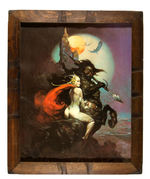 FRANK FRAZETTA FRAMED PRINT TRIO.