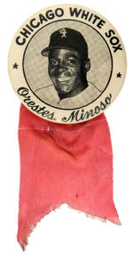 “ORESTES MINOSO/CHICAGO WHITE SOX” WHO BROKE THE TEAM COLOR BARRIER IN 1951.