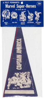 "MARVEL SUPER-HEROES" BAGGED MINI PENNANT SET.