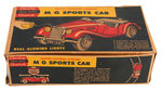 "ANDY GARD REMOTE CONTROL" BOXED MG SPORTS CAR.