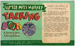 MARX "LITTLE MISS MUFFET TALKING BOOK" PROTOTYPE.