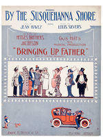 "BRINGING UP FATHER" FIVE PIECE SHEET MUSIC LOT.