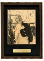 CHARLES LAUGHTON “MUTINY ON THE BOUNTY” CAPTAIN BLIGH HAT & SIGNED PHOTO.