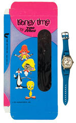 SYLVESTER "LOONEY TIME" SAMPLE WRISTWATCH WITH UNUSED PACKAGING.