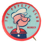 “THE POPEYE CLUB MEMBER” SCARCE AUSTRALIAN BUTTON.