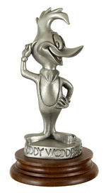 "WOODY WOODPECKER 40TH BIRTHDAY" METAL STATUE.