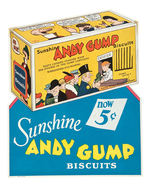 "ANDY GUMP SUNSHINE BISCUITS" STORE SIGN.
