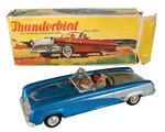 "THUNDERBIRD WITH WINDSHIELD WIPER AND HORN" BOXED TOY.