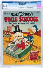 "FOUR COLOR" #386 MARCH 1952 CGC 4.5 VG+ (FIRST UNCLE SCROOGE).